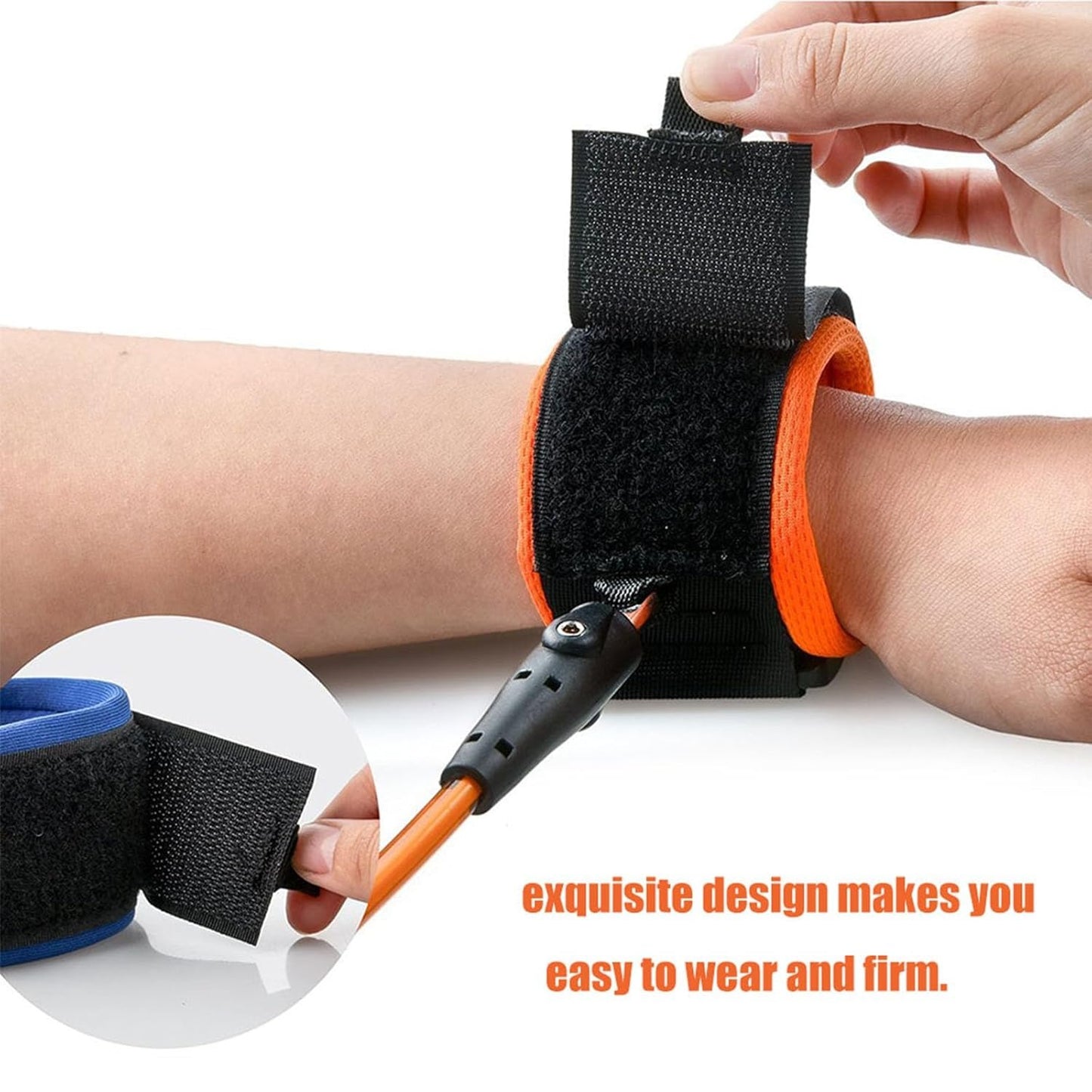 Baby Anti-Lost Wrist Strap & Safety Harness — 360° Swivel Link for Toddlers & Kids