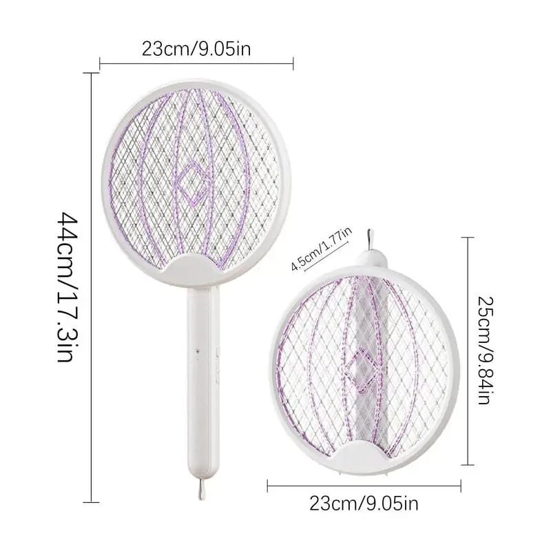 Foldable Mosquito Killer Trap | Electric Rechargeable Bug Zapper Racket