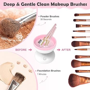 Automatic Makeup Brush Cleaner Machine (USB Operate) with Box