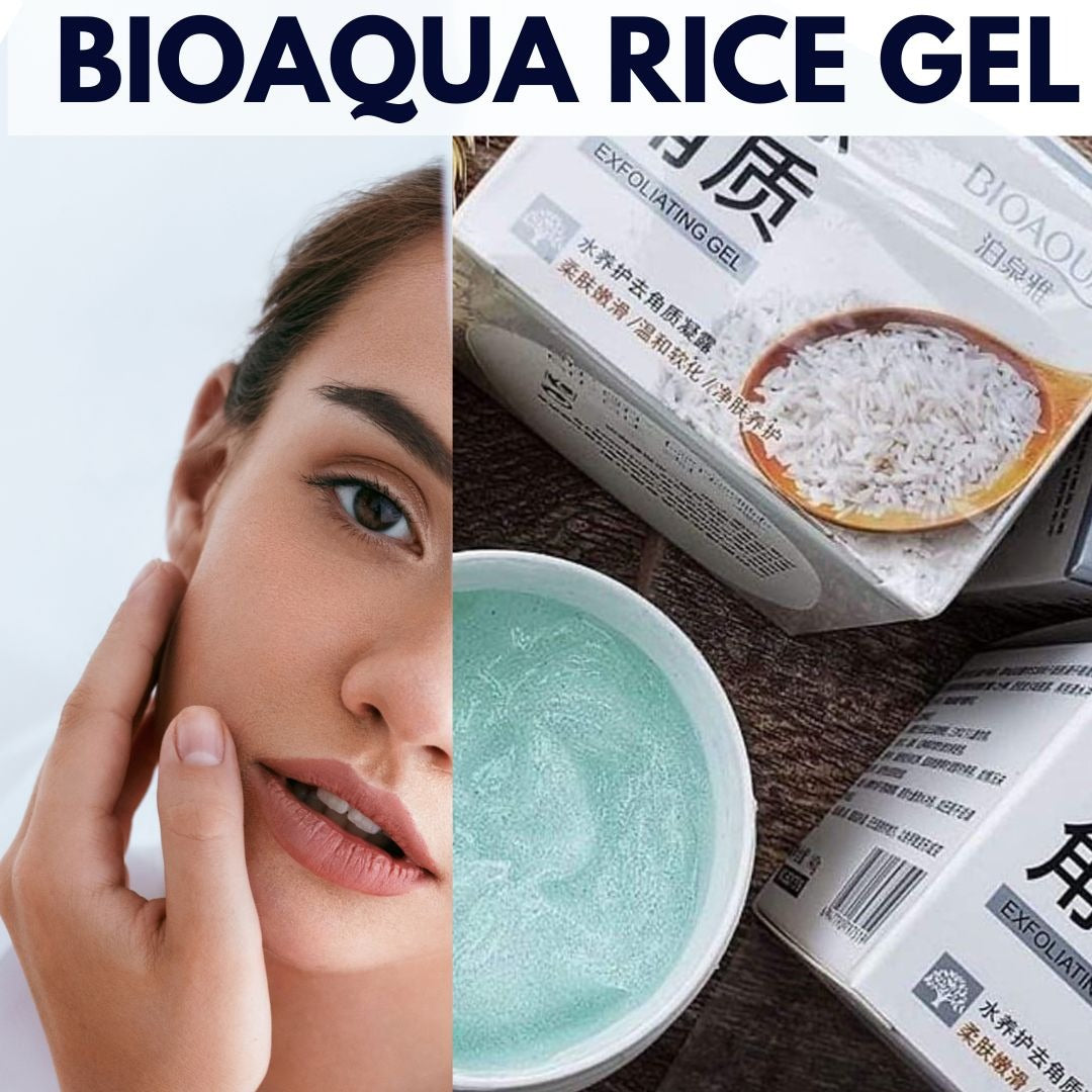 Bioaqua Brightening & Exfoliating Rice Gel Face Scrub 140ml