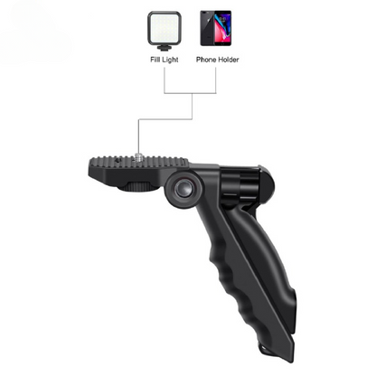 AY-49 Vlogger video making Kits Vlog Microphone LED Fill Light Mini Tripod mobile holder