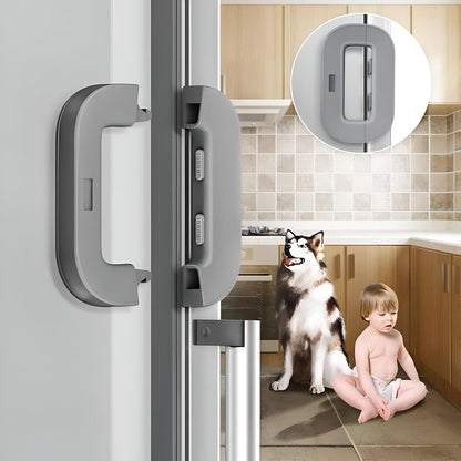 Refrigerator Door Lock for Child Safety | Easy Adhesive Freezer Lock
