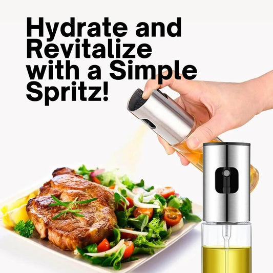 Cooking Oil Sprayer – Glass Oil Spray Bottle for Kitchen,