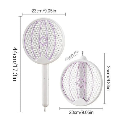 Foldable Mosquito Killer Trap | Electric Rechargeable Bug Zapper Racket