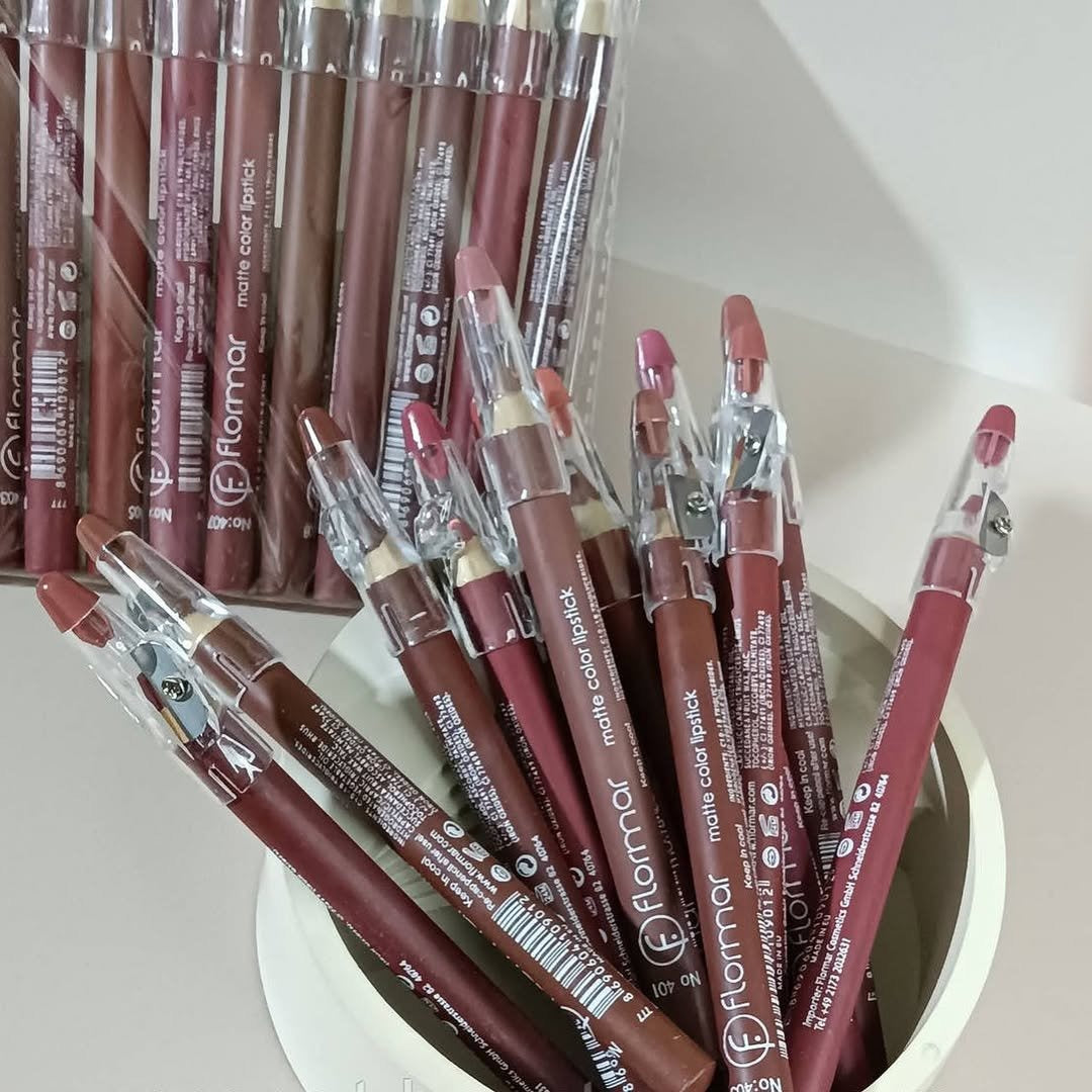 Flormar Waterproof Lip Pencil Set Of 12