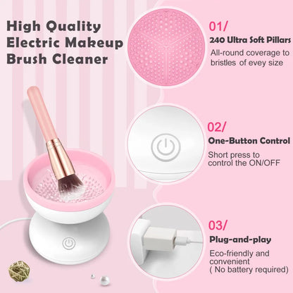 Automatic Makeup Brush Cleaner Machine (USB Operate) with Box