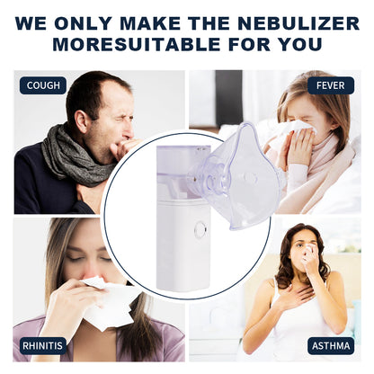 Portable Nebulizer Machine for Asthma – Rechargeable Inhaler for Kids & Adults