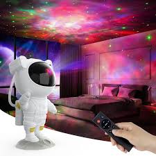 Astronaut Galaxy Star Projector – Kids Night Light