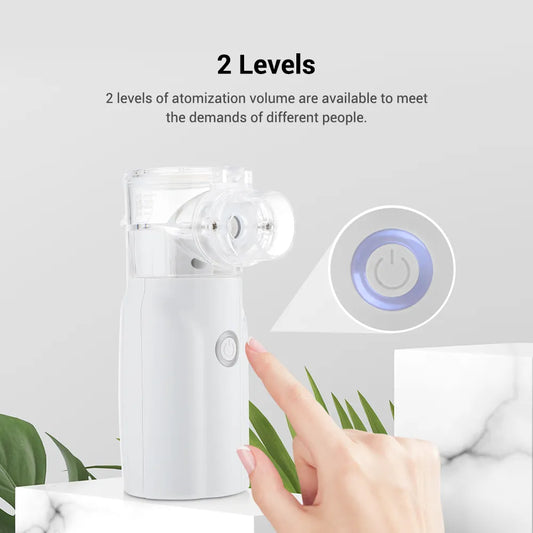 Portable Nebulizer Machine for Asthma – Rechargeable Inhaler for Kids & Adults
