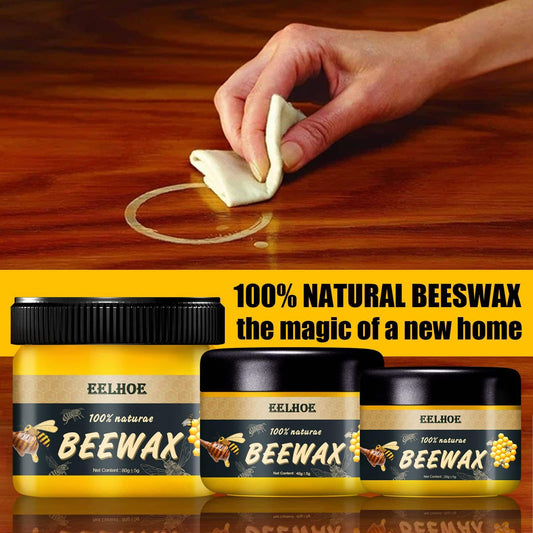 Beeswax Wood Polish – Waterproof Furniture Care & Shine Restorer